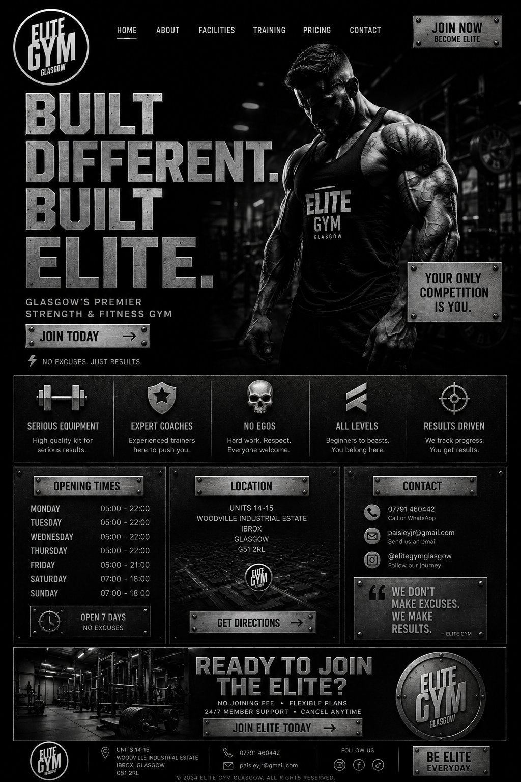 Premium Glasgow Web Design Example